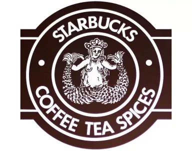The earliest Starbucks logo