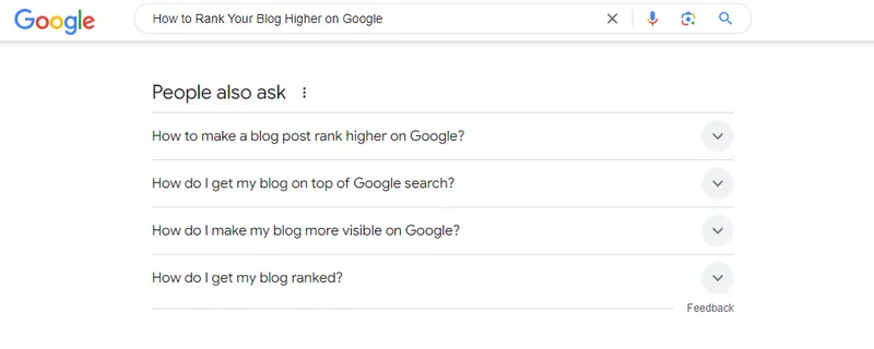 How to rank higher on Google: Related questions