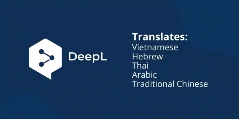 DeepL is among the best AI marketing tools