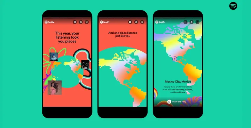 Spotify wrapped - AI content creation