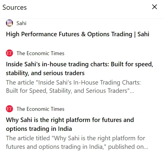 ChatGPT - Sources ChatGPT listed for the same answer. Both Economic Times articles in the list are our placements
