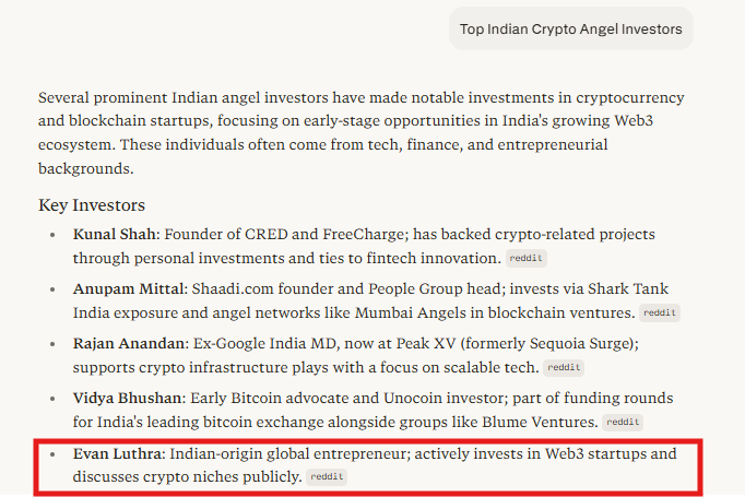 perplexity - "Top Indian Crypto Angel Investors"