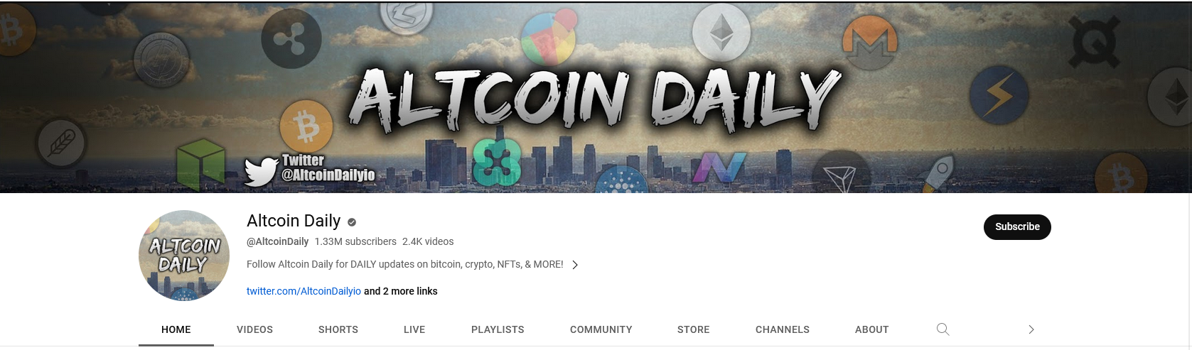 Altcoin Daily Youtube Channel
